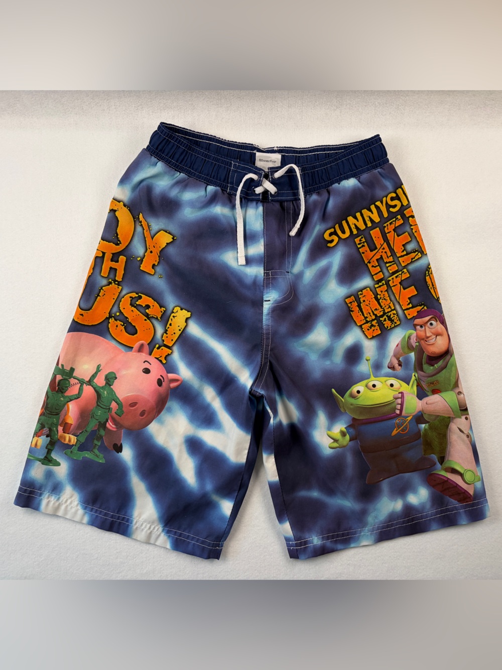 Disney‎ Pixar Toy Story 3 Long Board Shorts Sunnyside Kids Boys 6/7